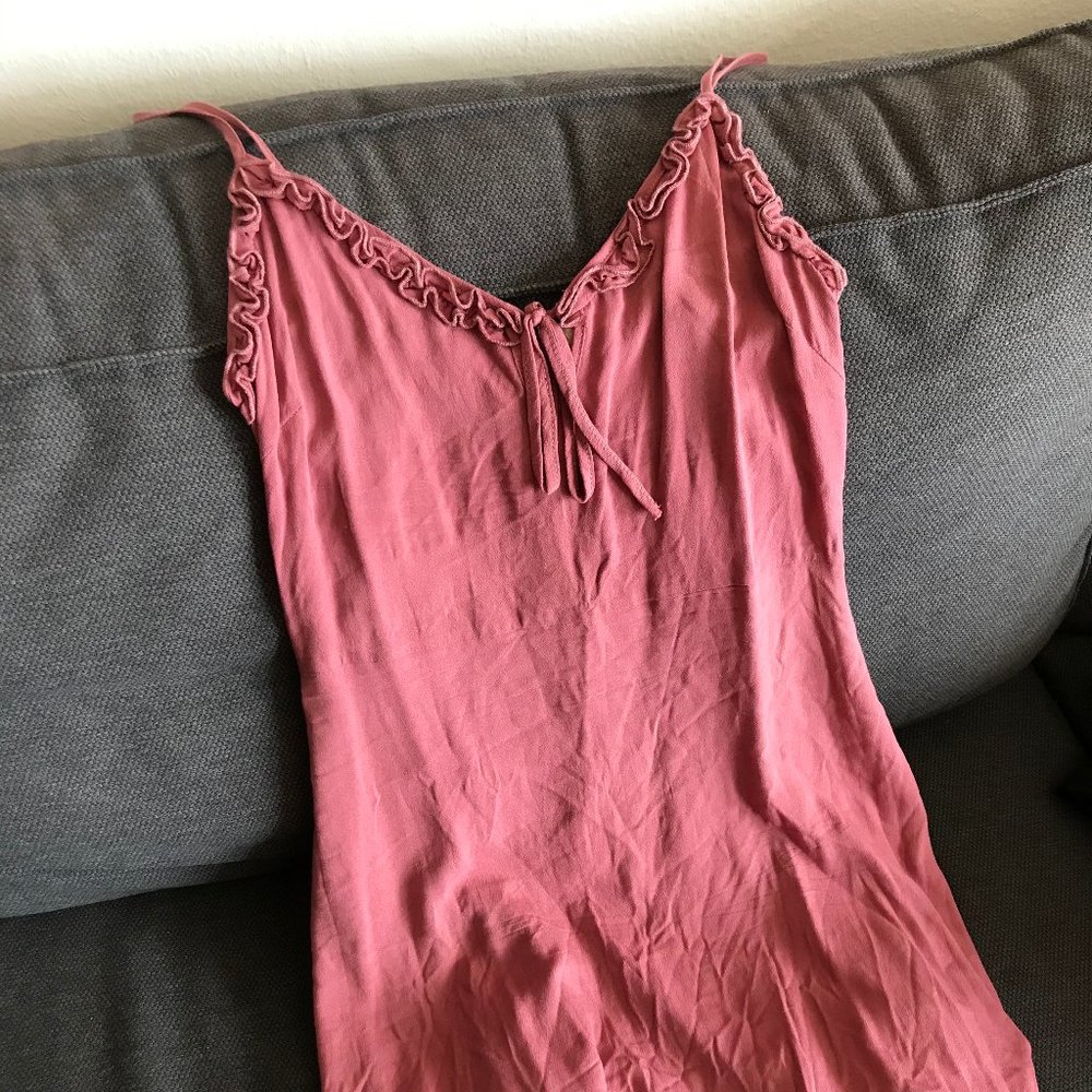 LA HEARTS PACSUN pink babydoll dress